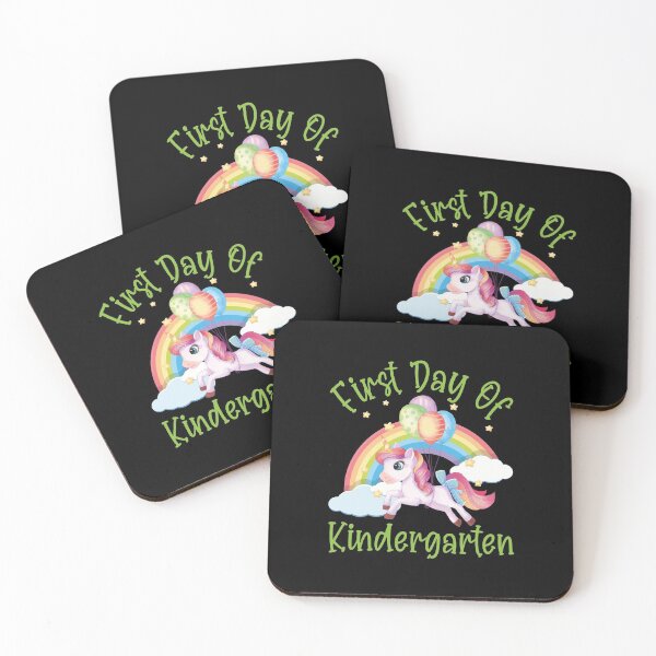 Item preview, Pretty Unicorn and Rainbow | First Day of Kindergarten designed and sold by Estrytee.