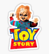 Chucky - A Toy Story (Parody) Sticker