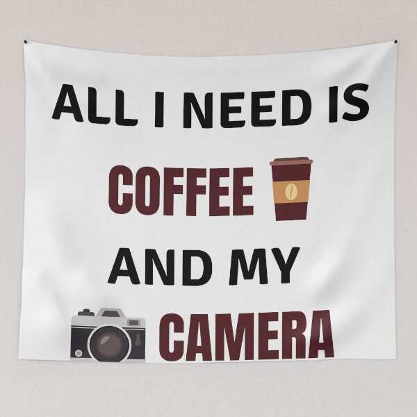 Item preview, all i need is coffee and my camera  designed and sold by SithCreation.