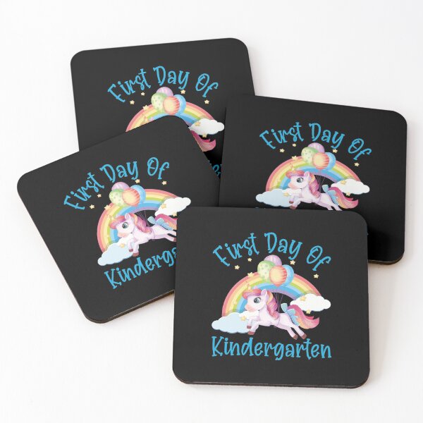Item preview, Bonny Unicorn and Rainbow | First Day of Kindergarten designed and sold by Estrytee.