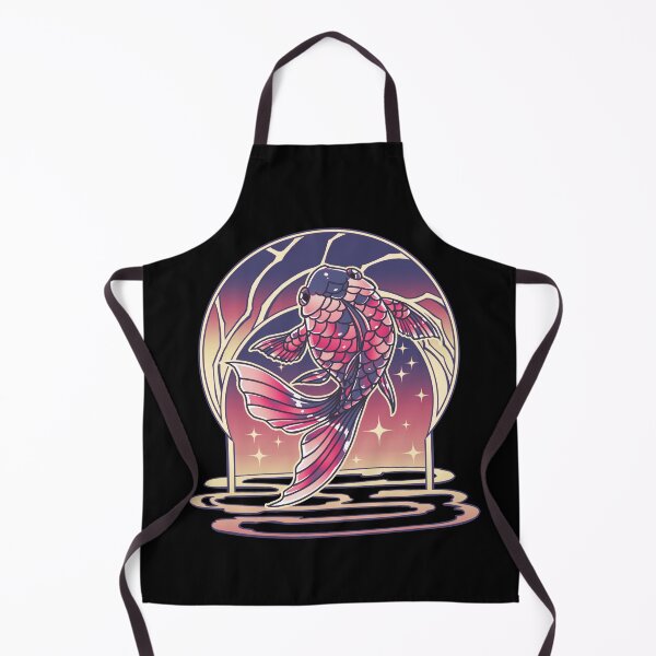 Item preview, Sunset Goldfish Moon and Stars on Water designed and sold by arterialmotive.