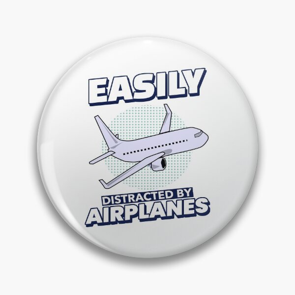 Item preview, Easily Distracted By Airplanes designed and sold by YOYOCollection.