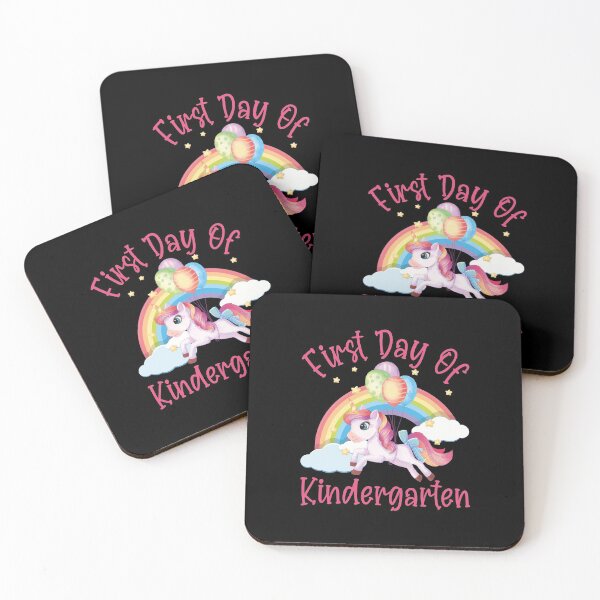 Item preview, Cutesy Unicorn and Rainbow | First Day of Kindergarten designed and sold by Estrytee.