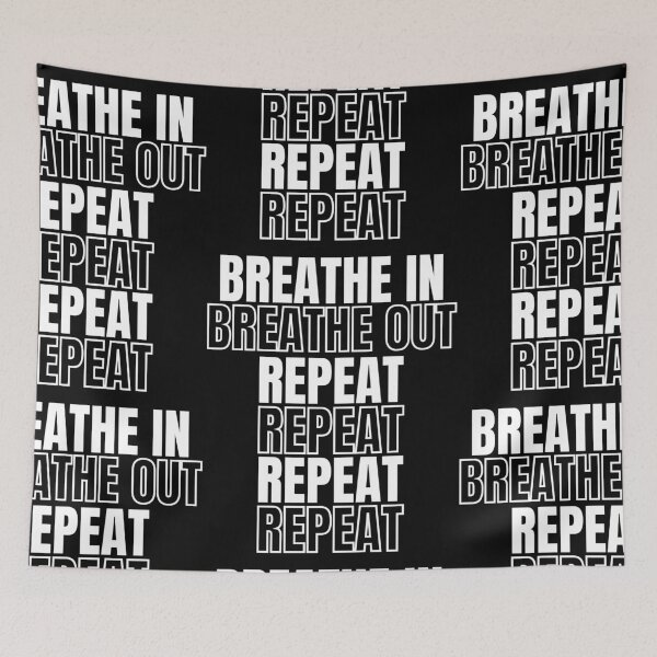 Item preview, Breath In Breath Out Repeat - for dark items designed and sold by 133DandC.