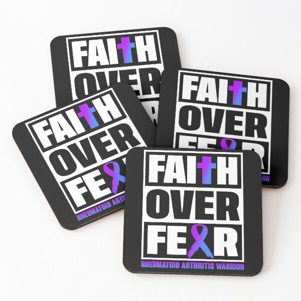 Item preview, Faith Over Fear Rheumatoid Arthritis Awareness designed and sold by Gillosina.