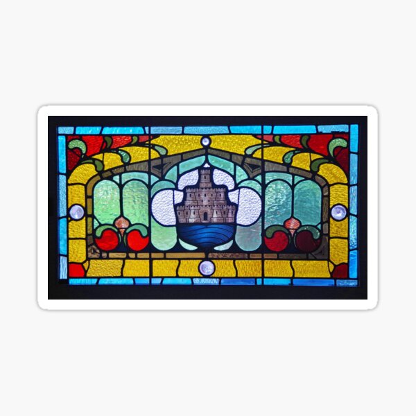 "Stained Glass Window" Sticker for Sale by lezvee Redbubble