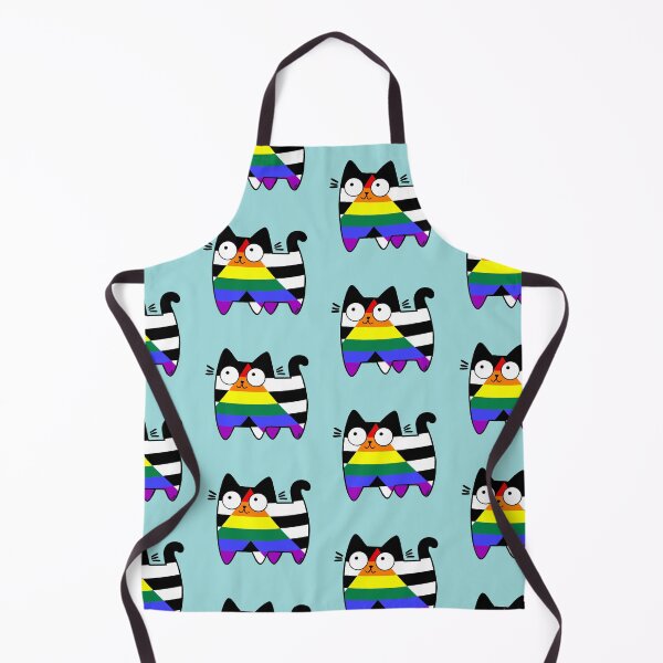 Item preview, Straight Ally Pride Cat Original (SEE V2 IN MY SHOP) designed and sold by SamHoweMeow.