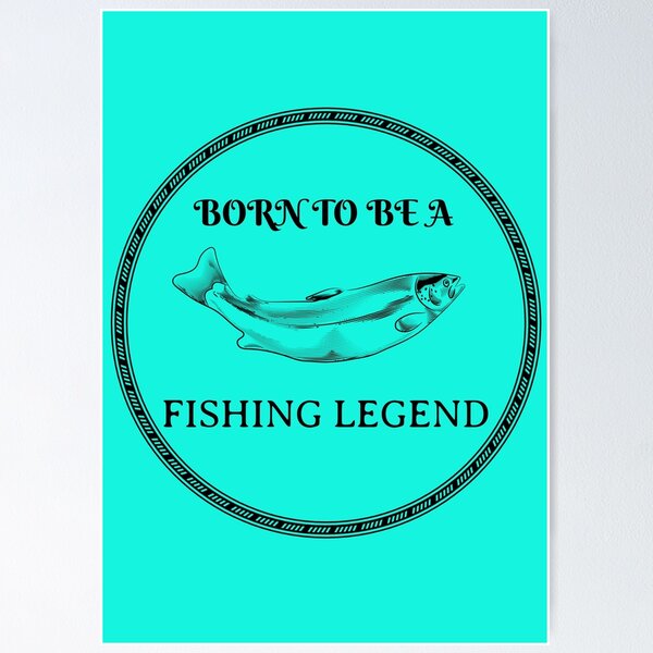 Fishing Graphic Large Mouth Bass Fish Poster