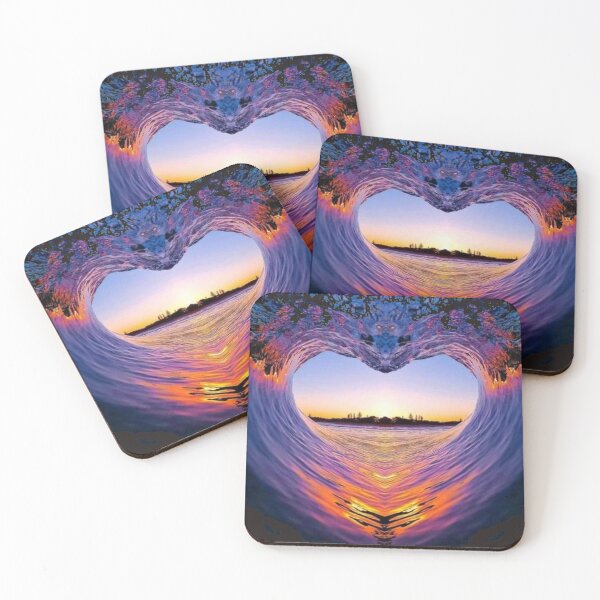 Item preview, Heart of Sunset over the Beach designed and sold by slashrose4ever.