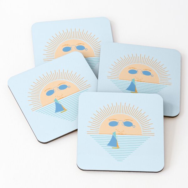 Item preview, Vintage Sun Face Sunglasses Sea Boat Sailing Summer  designed and sold by Anna Lemos.