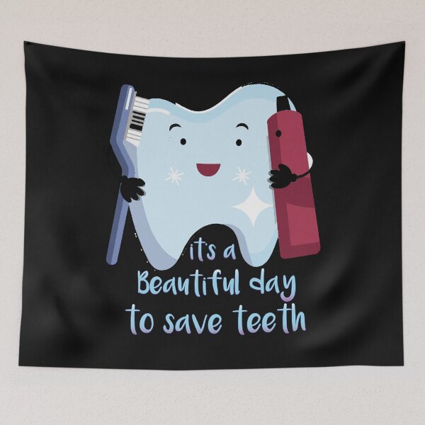 Item preview, it's a beautiful day to save teeth ,Dentist Dentistry Dental designed and sold by Noussairox.