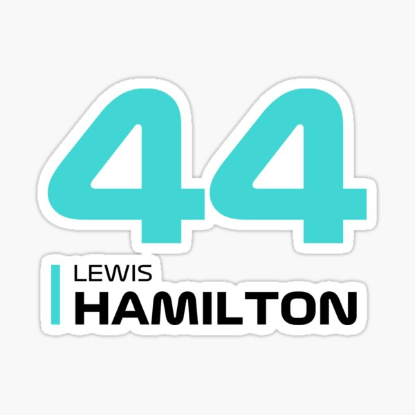 f1 Lewis Hamilton Sticker