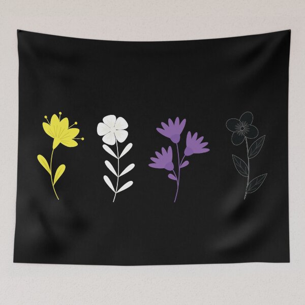 Item preview, Non Binary Flowers Gift, Proud Nonbinary, Non binary Gender Identity Pride, Non-binary LGBT+ designed and sold by ArtsyloShop.
