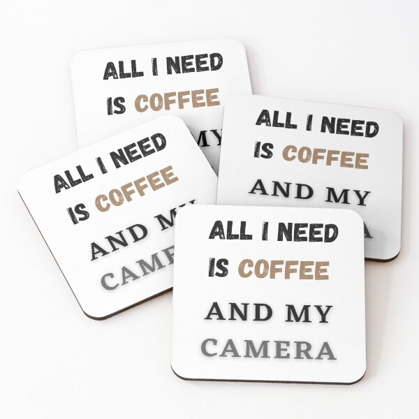 Item preview, all i need is coffee and my camera designed and sold by kimmymon19.