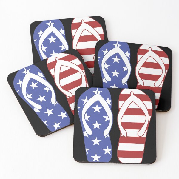 Item preview, 4th of July Patriotic Sandals - Independence Day designed and sold by NDS-Merch.
