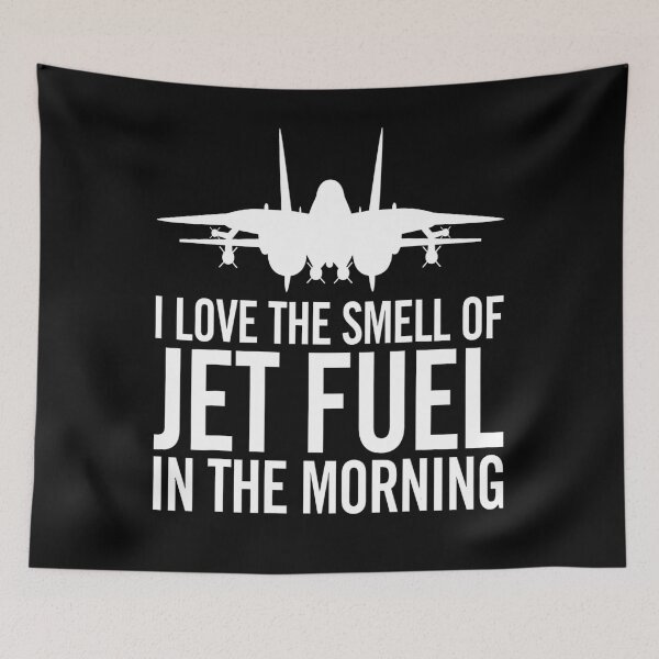 Item preview, I Love The Smell Of Jet Fuel In The Morning F-14 Fighter Jet designed and sold by BegayStore.