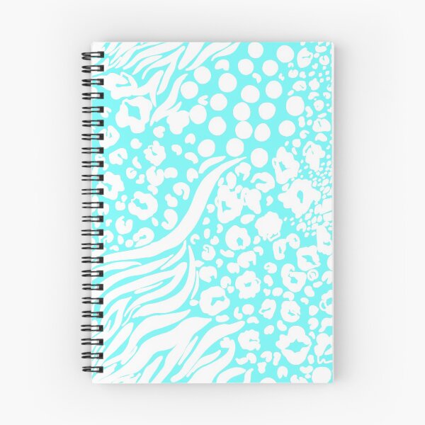 Item preview,   White and blue multipatterned animal print designed and sold by Infinotterns.
