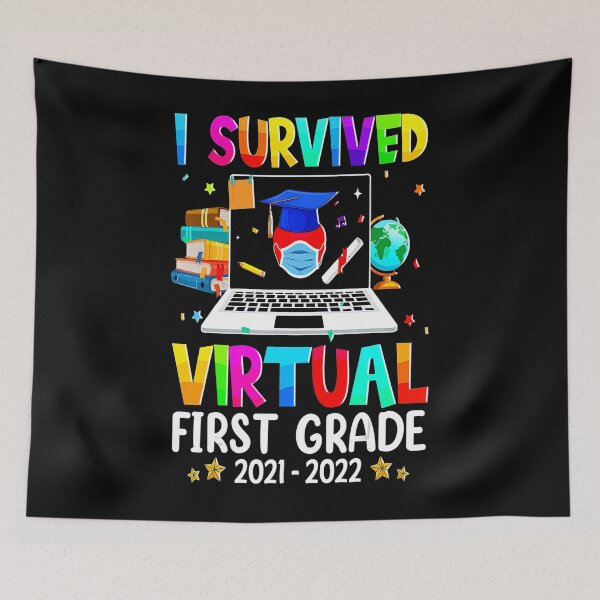 Item preview, I Survived Virtual 1st Grade End Of Year Distance Learning designed and sold by BegayStore.