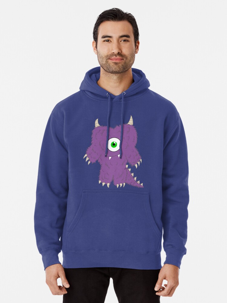 purple monster hoodie