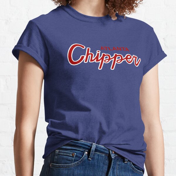 THE VINTAGE ATLANTA RETRO CLASSIC TURNER FIELD OLD SCHOOL CHIPPER JONES  SHIRT AND STICKER | Essential T-Shirt