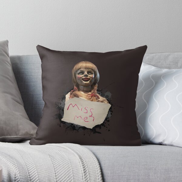 Annabelle the Doll Throw Pillow