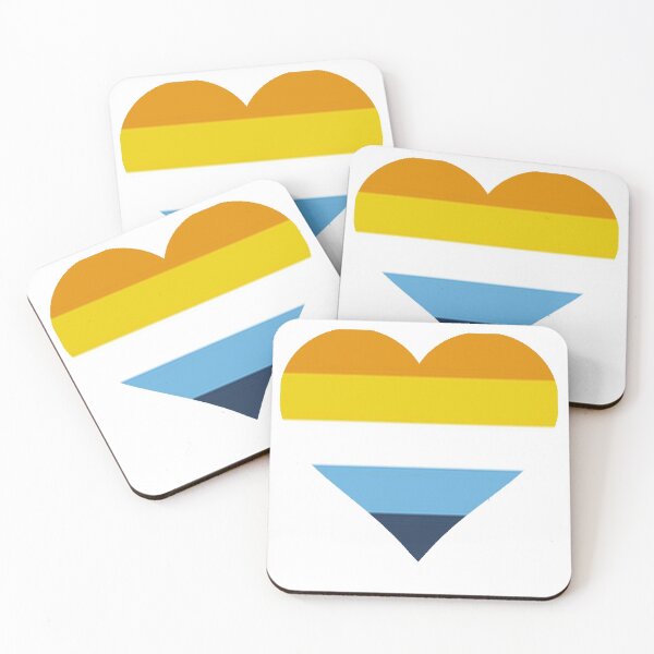 Item preview, AroAce Pride Heart designed and sold by LuxxyDraws.
