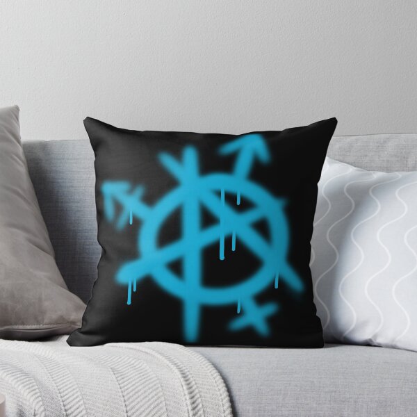 Item preview, trans gender anarchy symbol blue designed and sold by PrydeManticorn.