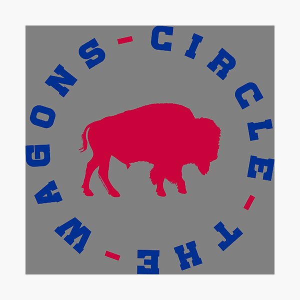 Ctwpod Circle The Wagons Blue Buffalo - Bills Pin