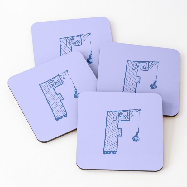 Item preview, Moving letter Initial Monogram F designed and sold by Rajeev  Singh.