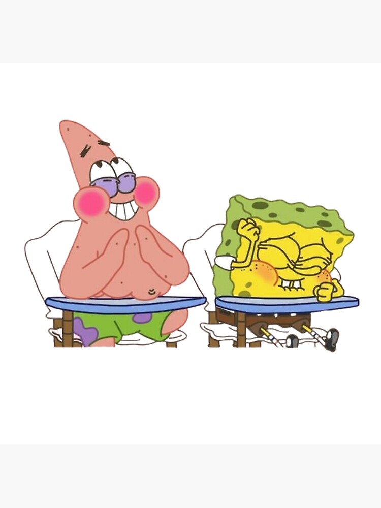 "Spongebob & Patrick Laughing " Photographic Print by Kelseryincav ...