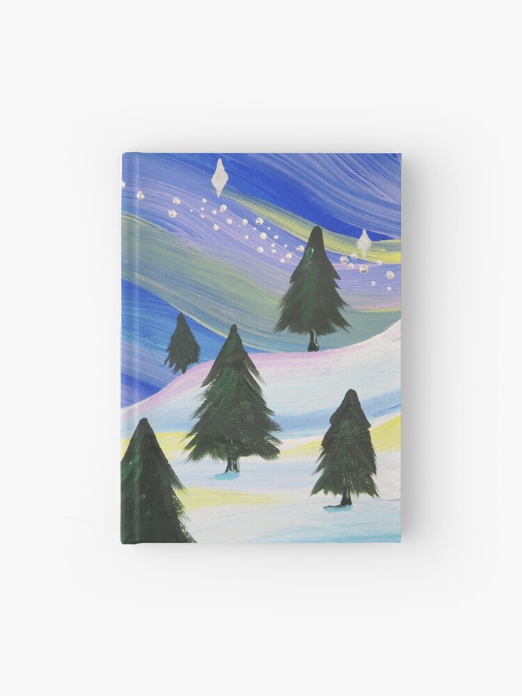 Acrylic Painting - Whimsical Winter Tree 