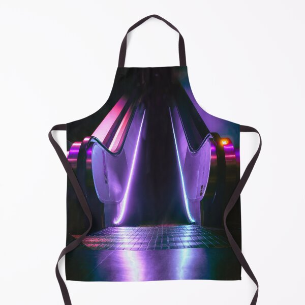 Artikelvorschau, Lila Neonlicht Rolltreppe entworfen und verkauft von Kenzo Hosomi.