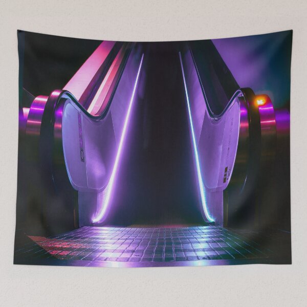 Item preview, Purple Neon Light Escalator designed and sold by Kenzo Hosomi.