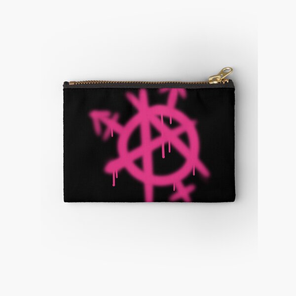 Item preview, trans gender anarchy symbol pink designed and sold by PrydeManticorn.