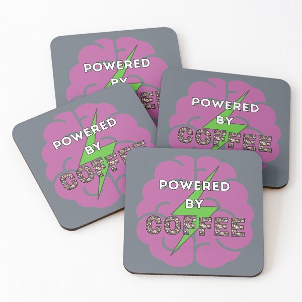 Item preview, Powered by Coffee | Coffee Charging Battery designed and sold by NerdyByDesign.