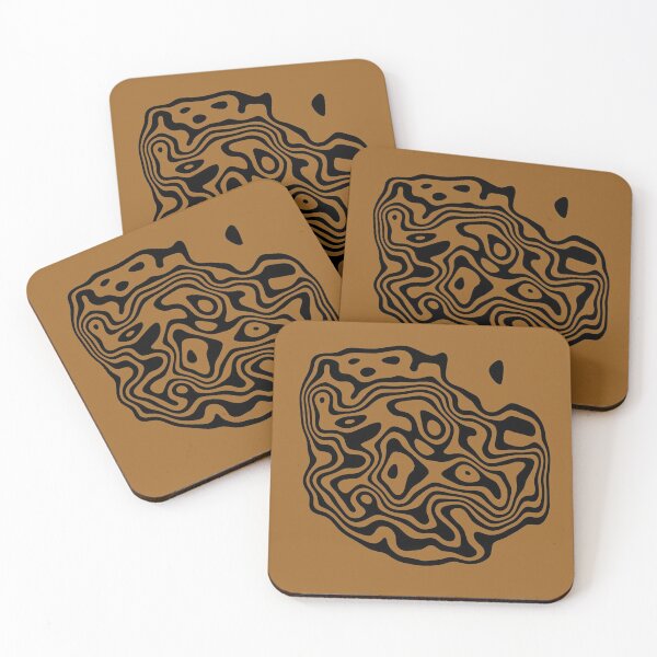 Item preview, Contour design - black and brown designed and sold by rahilvalani.