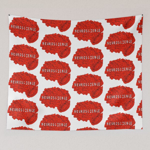 Item preview, Red Neuroscience Psychology Brain designed and sold by hopecope.