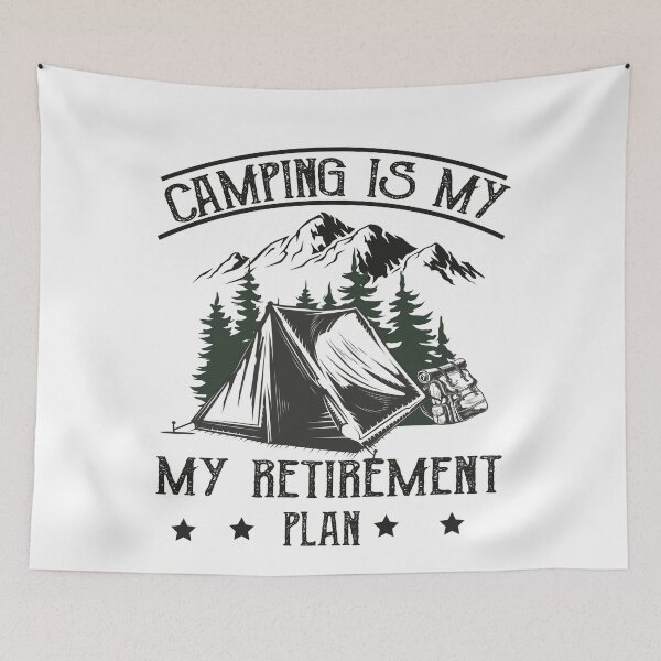 Item preview,  Camping is my retirement plan designed and sold by ilias13.