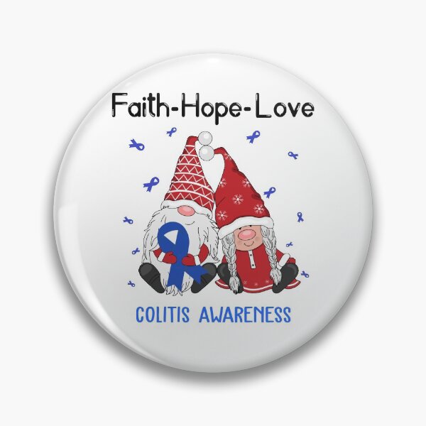 Item preview, Faith Hope Love Colitis Awareness designed and sold by Sabfit.
