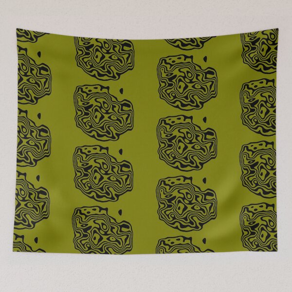 Item preview, Contour design - black and olive designed and sold by rahilvalani.