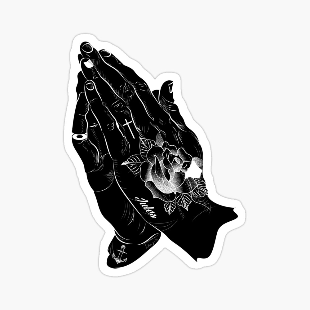 praying hands tattoo
