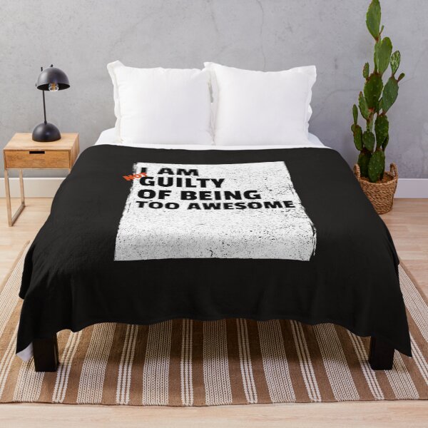 Item preview, I m (NOT) Guilty of Being Too AWESOME designed and sold by Sarcasome.