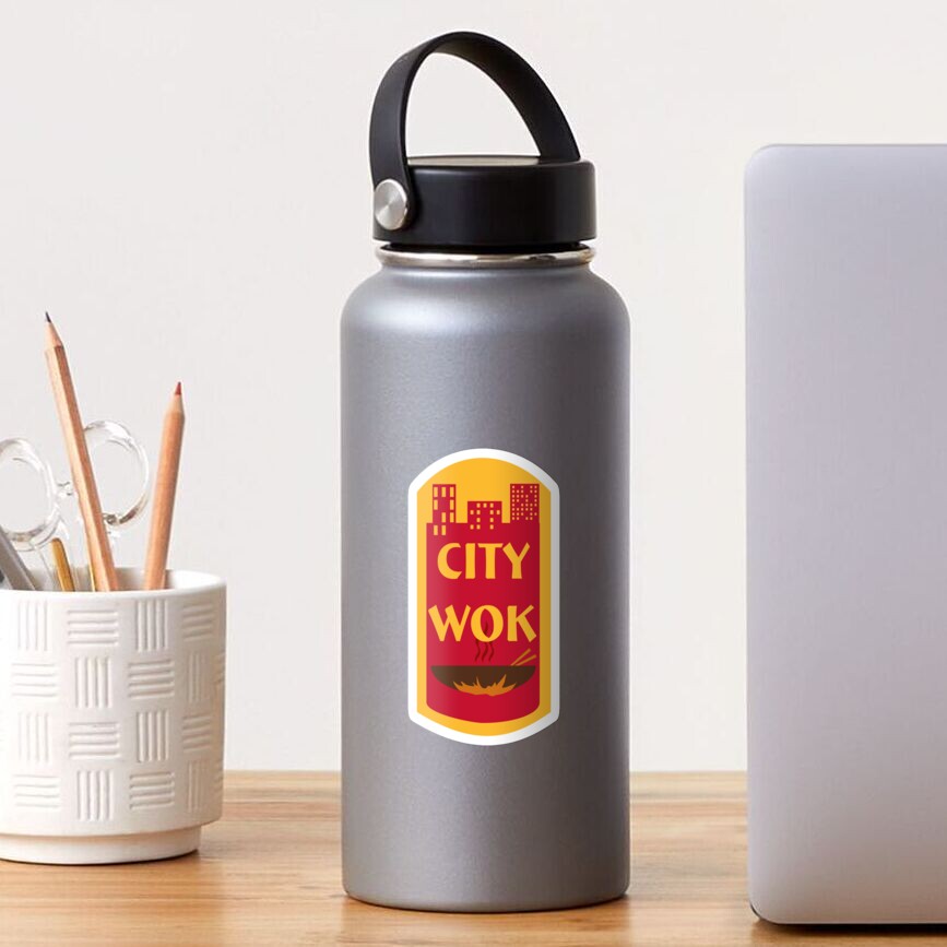 City Wok Logo Sticker