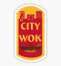 City Wok Logo Sticker