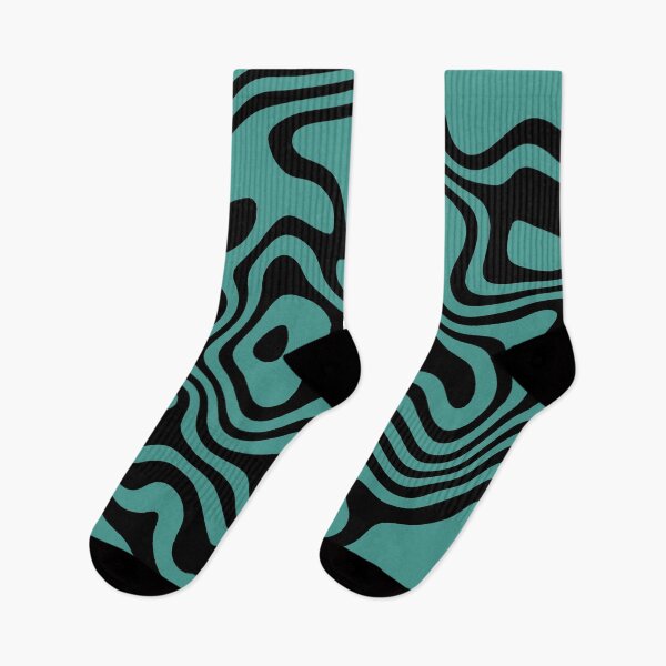 Item preview, Contour design - black and teal designed and sold by rahilvalani.