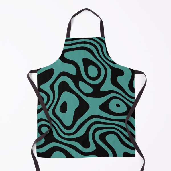 Item preview, Contour design - black and teal designed and sold by rahilvalani.