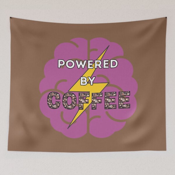 Item preview, Powered by Coffee | Coffee Charging Battery designed and sold by NerdyByDesign.