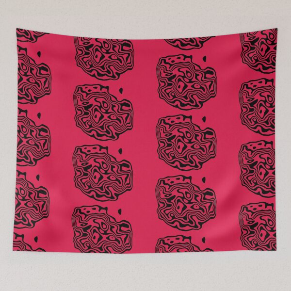 Item preview, Contour design - black and red designed and sold by rahilvalani.