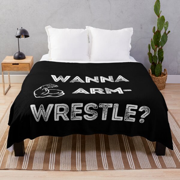 Item preview, Wanna Armwrestle design designed and sold by Constant Readers.