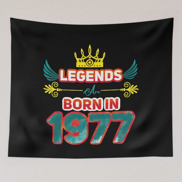 Item preview, Legends are born 1977 designed and sold by mwebba2005.